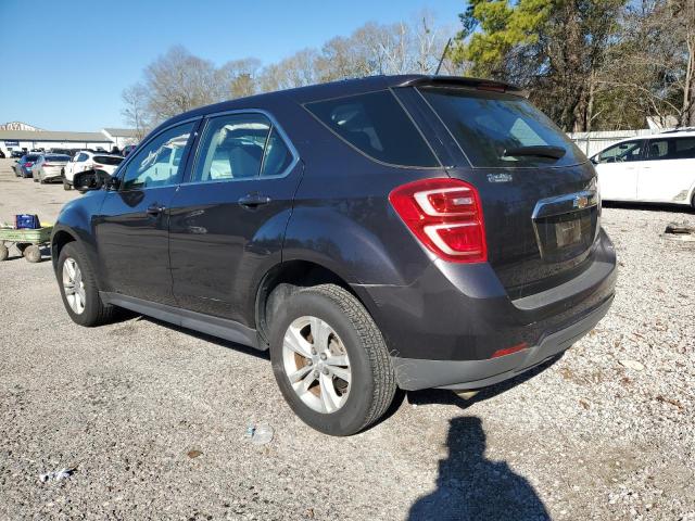 1GNALBEK1GZ105225 - 2016 CHEVROLET EQUINOX LS CHARCOAL photo 2