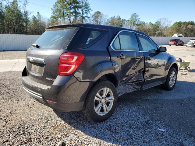 1GNALBEK1GZ105225 - 2016 CHEVROLET EQUINOX LS CHARCOAL photo 3