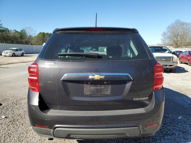 1GNALBEK1GZ105225 - 2016 CHEVROLET EQUINOX LS CHARCOAL photo 6