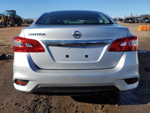 3N1AB7AP7KY284855 - 2019 NISSAN SENTRA S SILVER photo 6