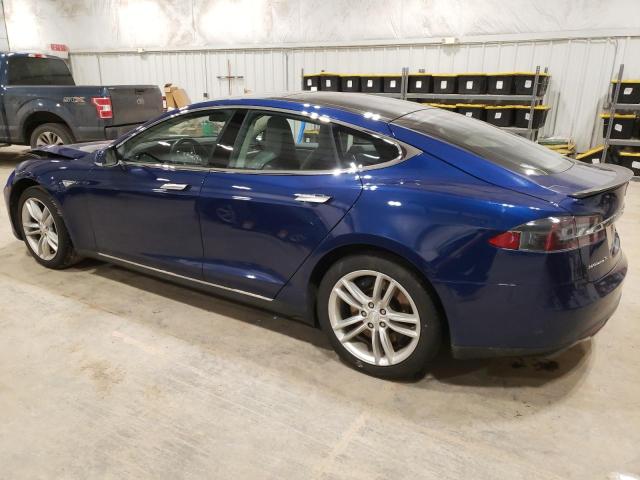 5YJSA1E26FF119915 - 2015 TESLA MODEL S Mavi foto 2