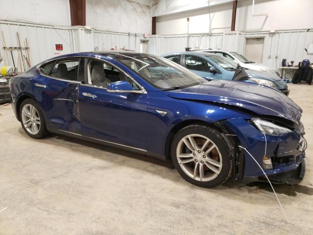 5YJSA1E26FF119915 - 2015 TESLA MODEL S Mavi foto 4