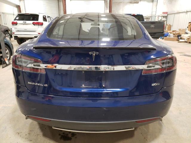 5YJSA1E26FF119915 - 2015 TESLA MODEL S Mavi foto 6