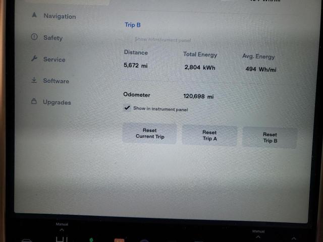 5YJSA1E26FF119915 - 2015 TESLA MODEL S Mavi foto 9