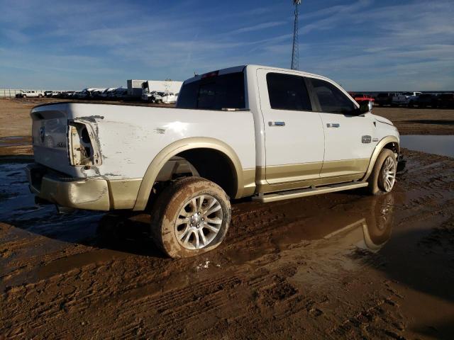 1C6RR7PT1ES174992 - 2014 RAM 1500 LONGHORN WHITE photo 3