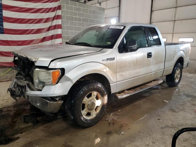 1FTFX1EV9AFB53054 - 2010 FORD F150 SUPER CAB SILVER photo 1