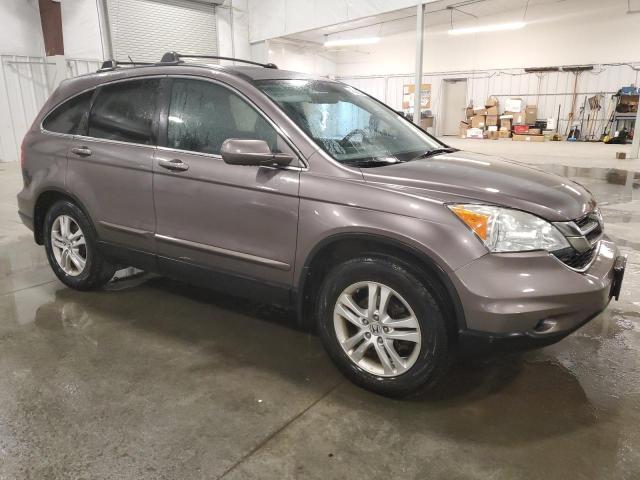 5J6RE4H77BL056546 - 2011 HONDA CR-V EXL GRAY photo 4