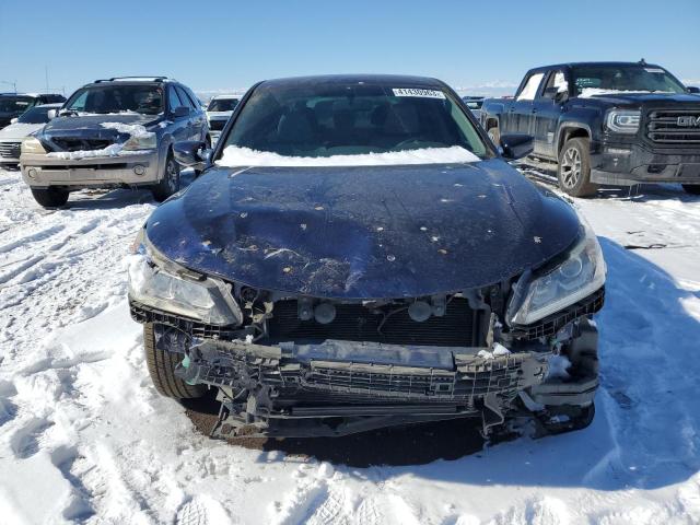 1HGCR2F35GA126876 - 2016 HONDA ACCORD LX BLUE photo 5