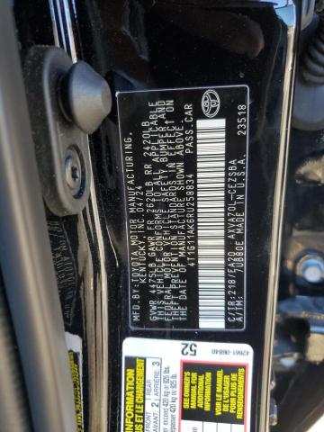 4T1G11AK6RU258834 - 2024 TOYOTA CAMRY SE NIGHT SHADE BLACK photo 12