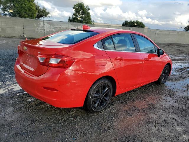 1G1BE5SM1H7239916 - 2017 CHEVROLET CRUZE LT RED photo 3