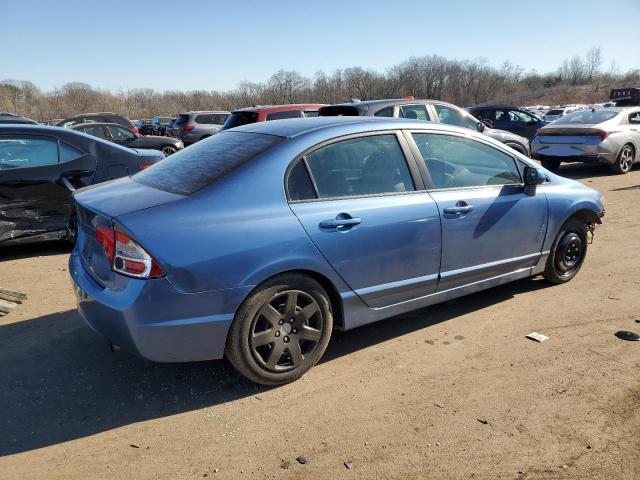 1HGFA15507L120067 - 2007 HONDA CIVIC LX BLUE photo 3