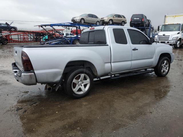 5TETX22N86Z286637 - 2006 TOYOTA TACOMA ACCESS CAB SILVER photo 3