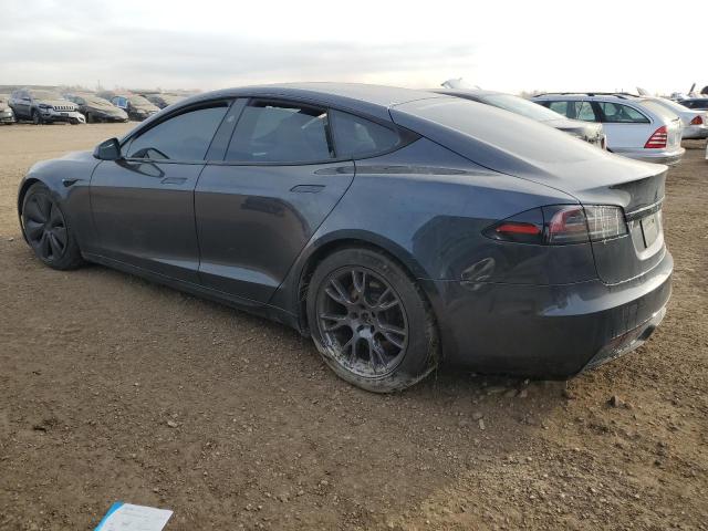 5YJSA1E50PF527306 - 2023 TESLA MODEL S BLUE photo 2