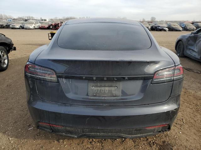 5YJSA1E50PF527306 - 2023 TESLA MODEL S BLUE photo 6