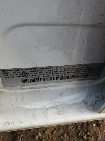 3VWRA7AJ7AM116554 - 2010 VOLKSWAGEN JETTA WOLFSBURG 白色 照片 12