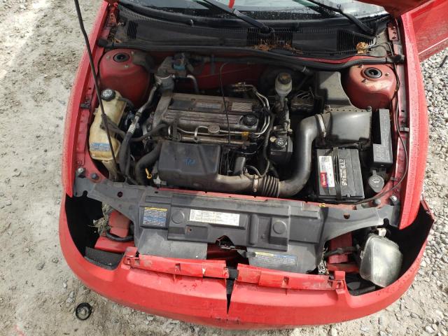 1G1JC52F747277843 - 2004 CHEVROLET CAVALIER RED photo 11