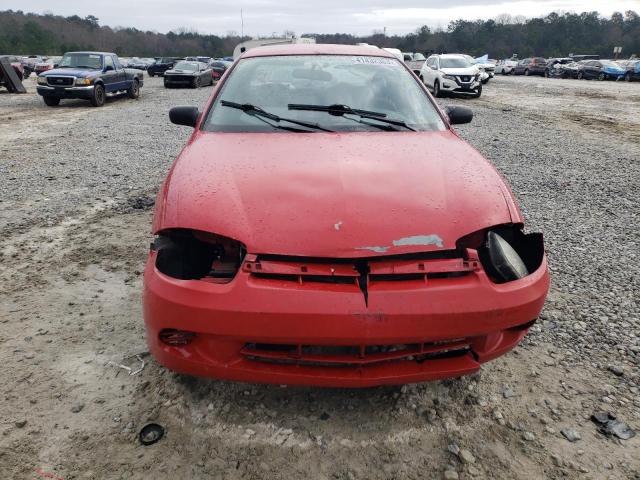 1G1JC52F747277843 - 2004 CHEVROLET CAVALIER RED photo 5