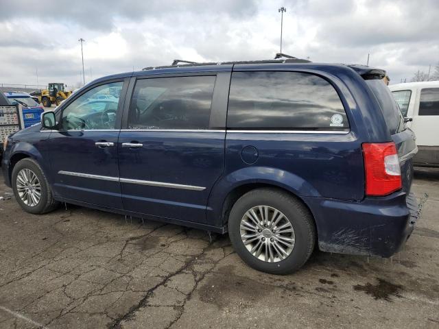 2C4RC1CG4DR585335 - 2013 CHRYSLER TOWN & COU TOURING L BLUE photo 2