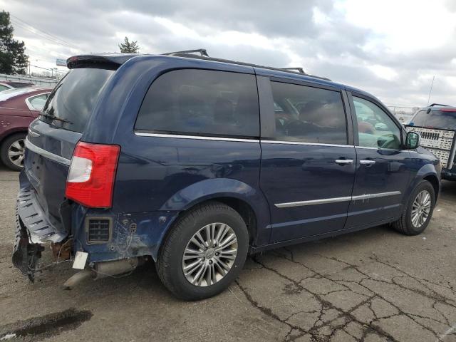 2C4RC1CG4DR585335 - 2013 CHRYSLER TOWN & COU TOURING L BLUE photo 3