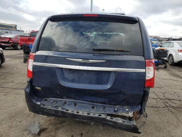 2C4RC1CG4DR585335 - 2013 CHRYSLER TOWN & COU TOURING L BLUE photo 6