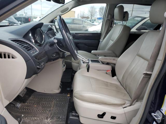 2C4RC1CG4DR585335 - 2013 CHRYSLER TOWN & COU TOURING L BLUE photo 7