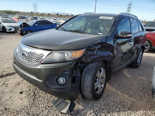 5XYKU3A64CG265875 - 2012 KIA SORENTO EX BLACK photo 1