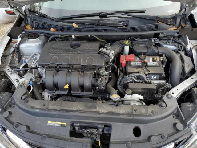 3N1AB7APXKY451516 - 2019 NISSAN SENTRA S SILVER photo 11