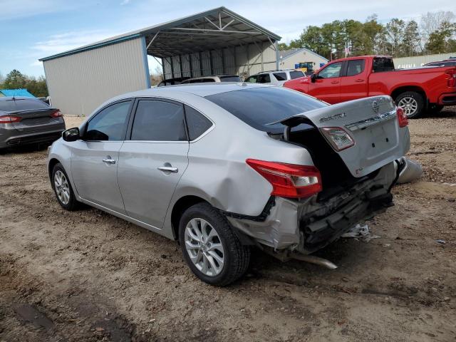 3N1AB7APXKY451516 - 2019 NISSAN SENTRA S SILVER photo 2