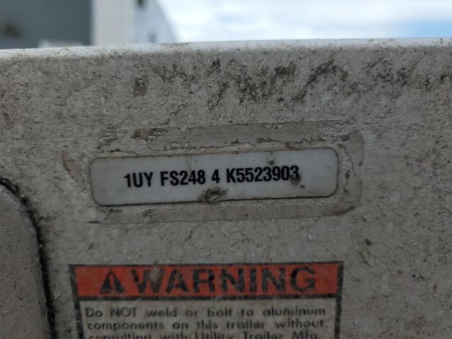 1UYFS2484K5523903 - 2019 UTILITY TRAILER Gümüş foto 10