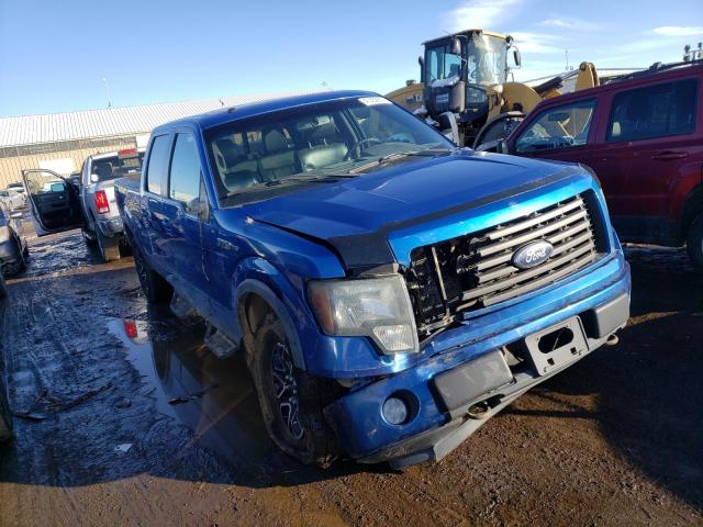 1FTFW1EF0BFB79491 - 2011 FORD F150 SUPERCREW BLUE photo 4