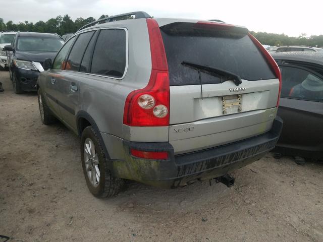 YV1CZ911651140208 - 2005 VOLVO XC90 T6 GRAY photo 3