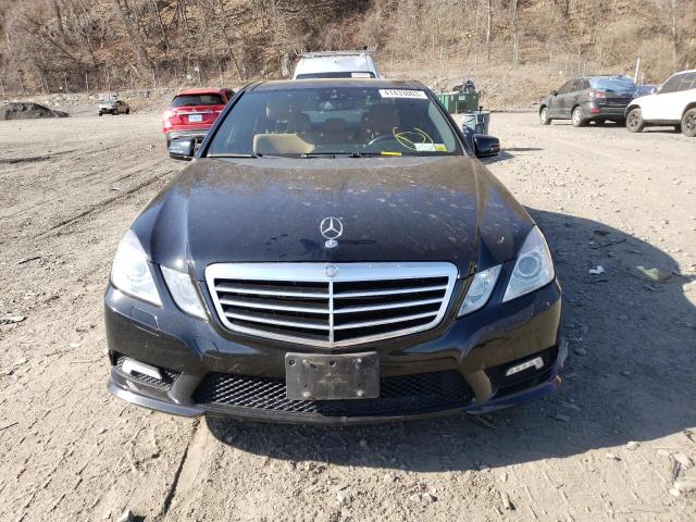 WDDHF9AB9BA508864 - 2011 MERCEDES-BENZ E 550 4MATIC BLACK photo 5