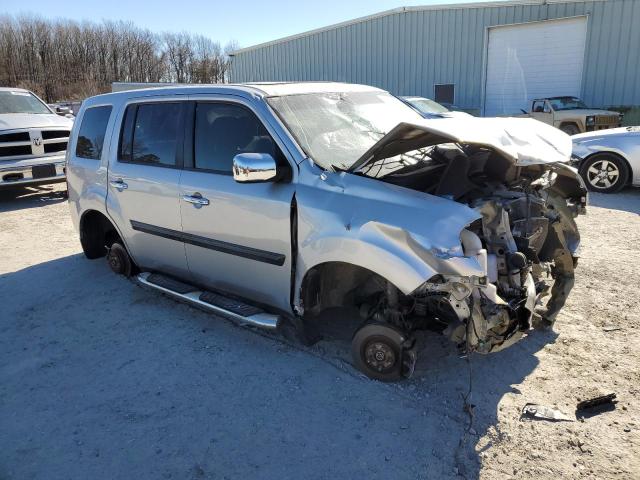 5FNYF4H28EB009942 - 2014 HONDA PILOT LX SILVER photo 4