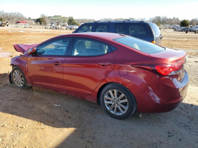 5NPDH4AE7GH702972 - 2016 HYUNDAI ELANTRA SE RED photo 2