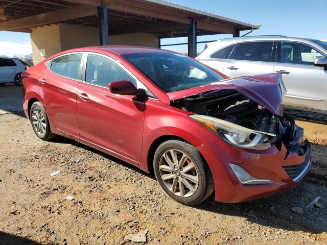 5NPDH4AE7GH702972 - 2016 HYUNDAI ELANTRA SE RED photo 4