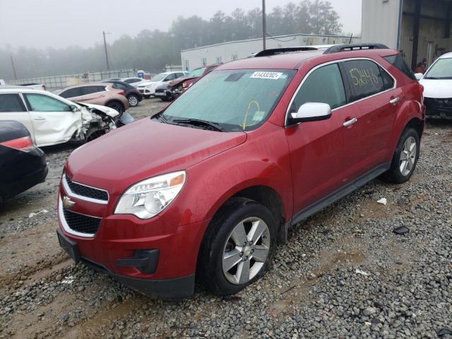 2GNALBEK0F1134299 - 2015 CHEVROLET EQUINOX LT RED photo 2