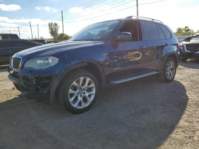 5UXZV4C52D0B04150 - 2013 BMW X5 XDRIVE35I BLUE photo 1