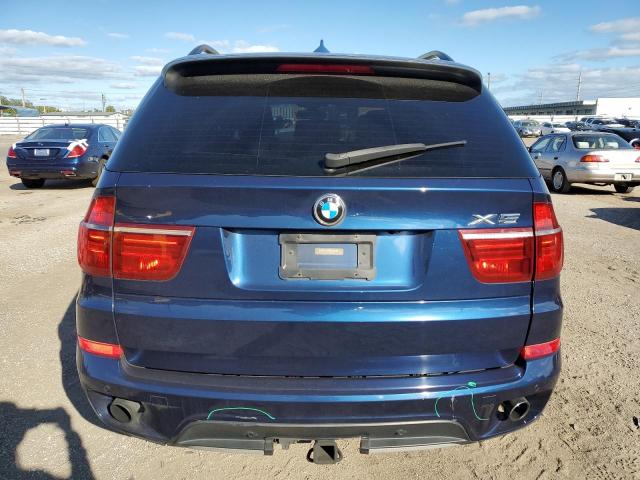 5UXZV4C52D0B04150 - 2013 BMW X5 XDRIVE35I BLUE photo 6