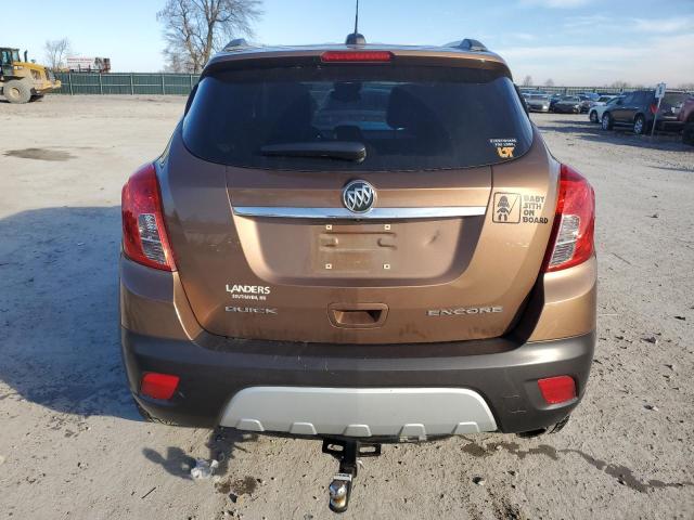 KL4CJASB0GB714489 - 2016 BUICK ENCORE BROWN photo 6