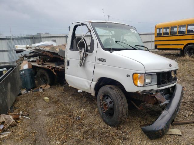 1FDWE35L71HA05226 - 2001 FORD ECONOLINE E350 SUPER DUTY CUTAWAY VAN WHITE photo 1