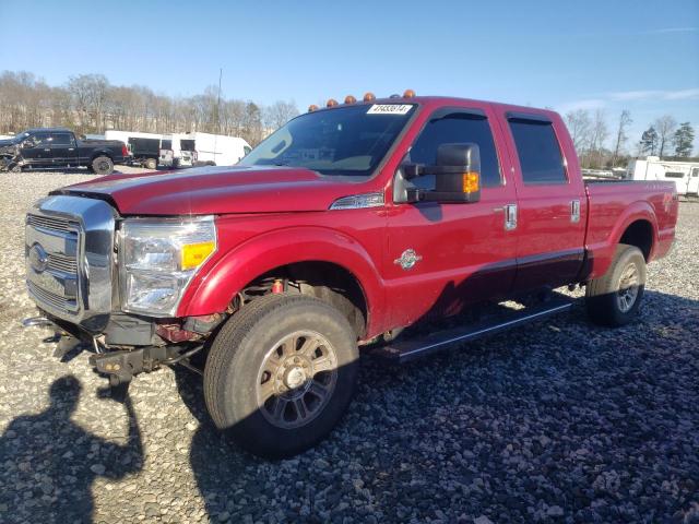 1FT7W2BT2FEC75770 - 2015 FORD F250 SUPER DUTY BURGUNDY photo 1