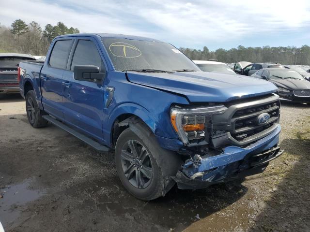 1FTEW1EP2NFC06554 - 2022 FORD F150 SUPERCREW BLUE photo 4