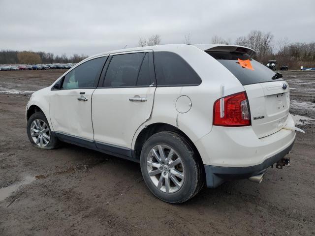 2FMDK3JC1BBB38116 - 2011 FORD EDGE SEL WHITE photo 2