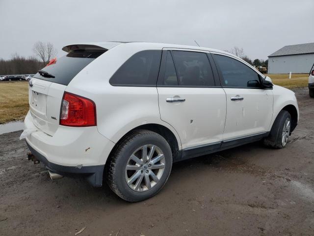 2FMDK3JC1BBB38116 - 2011 FORD EDGE SEL WHITE photo 3