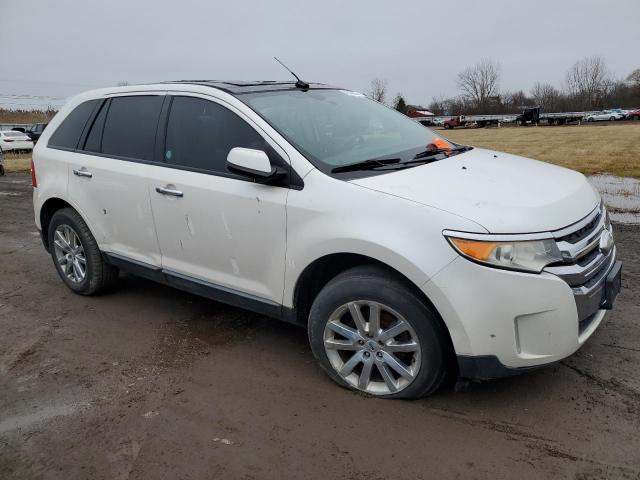 2FMDK3JC1BBB38116 - 2011 FORD EDGE SEL WHITE photo 4