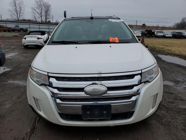 2FMDK3JC1BBB38116 - 2011 FORD EDGE SEL WHITE photo 5