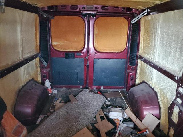 3C6TRVAG0GE108252 - 2016 RAM PROMASTER 1500 STANDARD MAROON photo 10