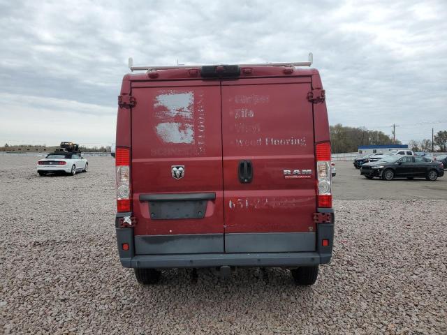 3C6TRVAG0GE108252 - 2016 RAM PROMASTER 1500 STANDARD MAROON photo 6