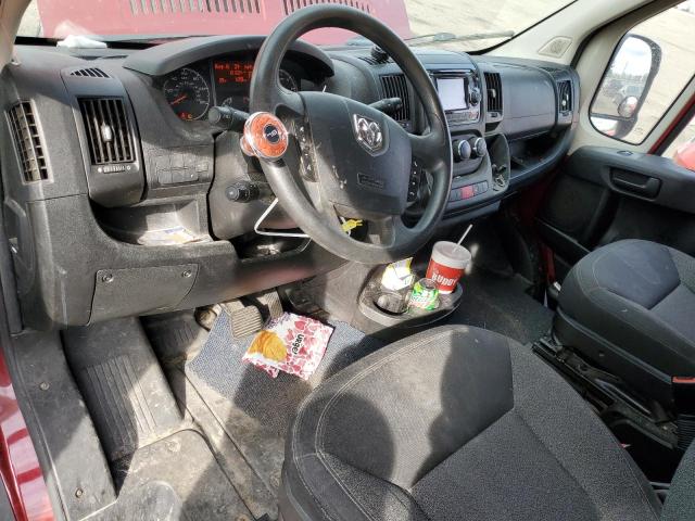 3C6TRVAG0GE108252 - 2016 RAM PROMASTER 1500 STANDARD MAROON photo 8