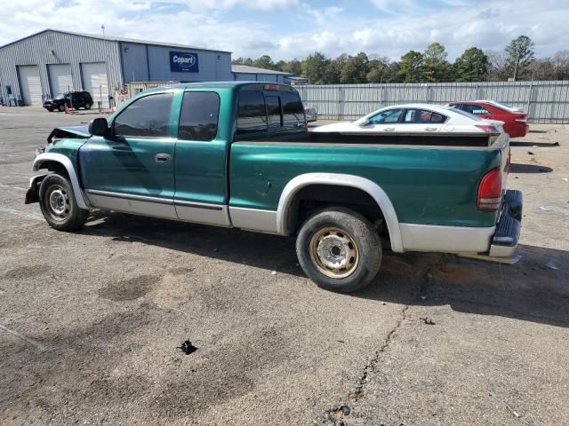 1D7GL42K54S563931 - 2004 DODGE DAKOTA SLT GREEN photo 2